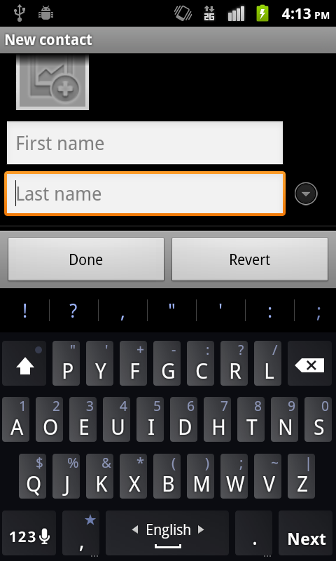 Android Contacts App